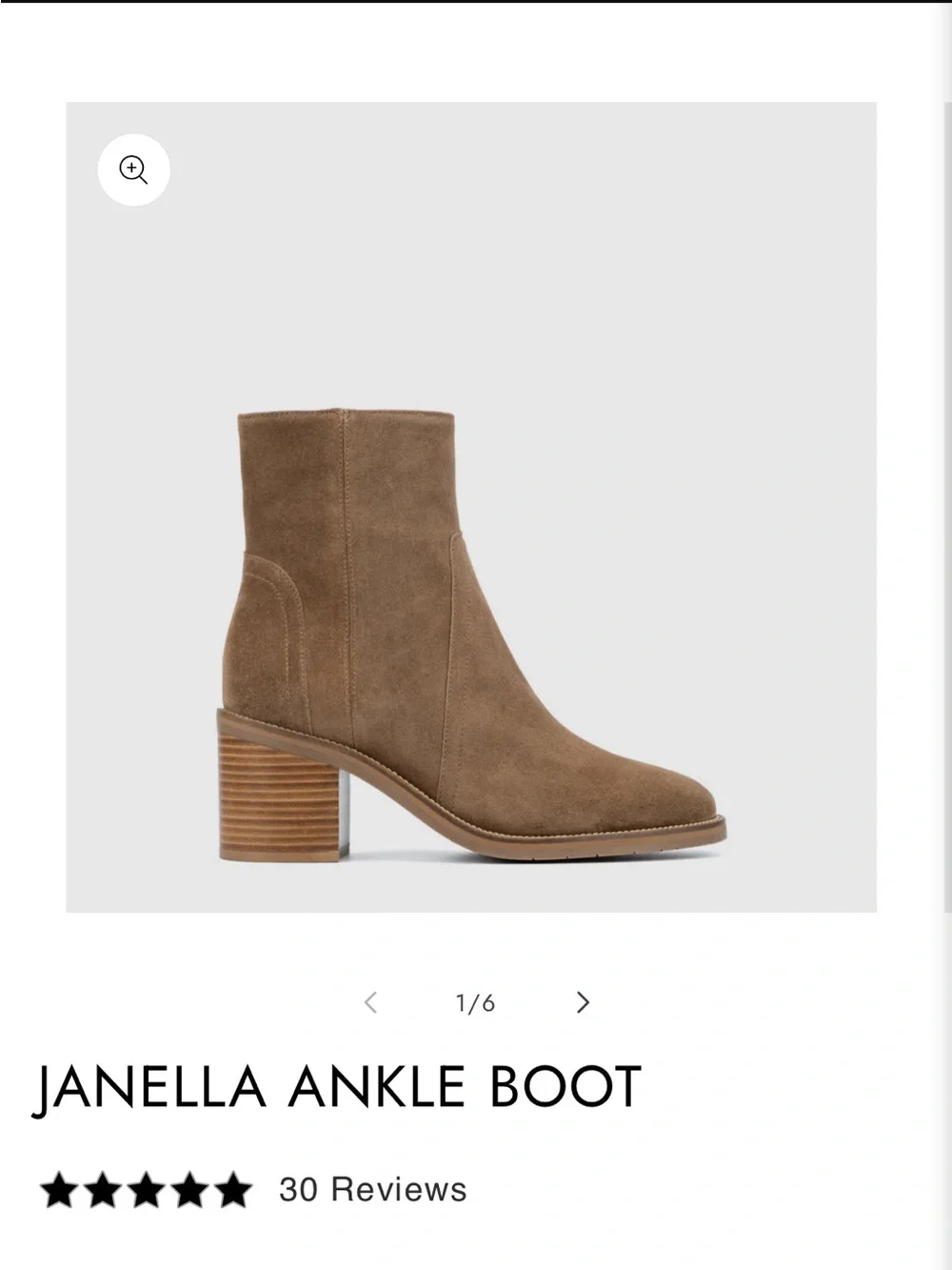 Aquatalia Janella Ankle Boot in Champagne Suede